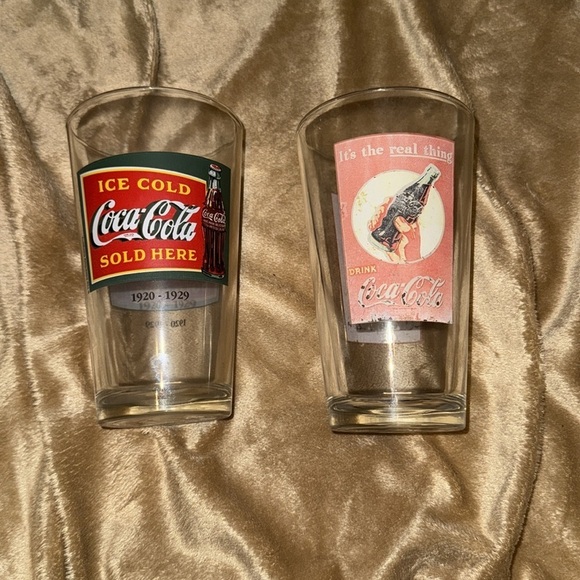 Coca Cola Glasses - Picture 2 of 4